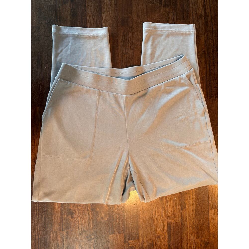 J Jill Pure Jill ponte gray pull on pants size M